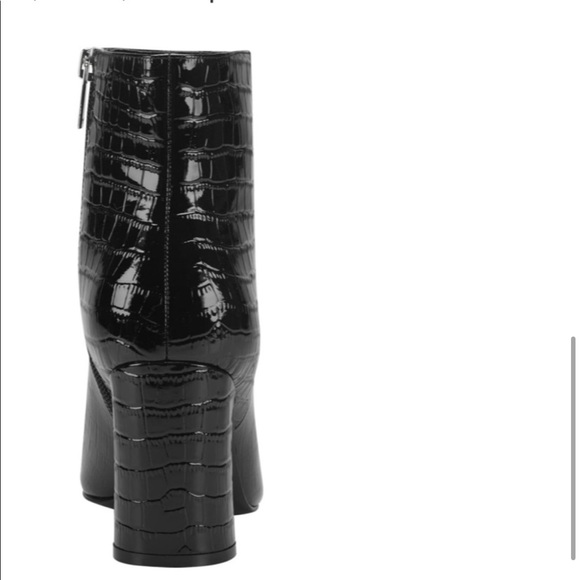 NIB Marc Fisher Daith black croc bootie- 7 - Picture 5 of 9
